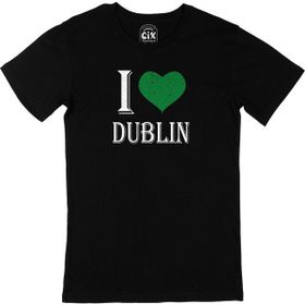Cix I Love Dublin Siyah T-shirt