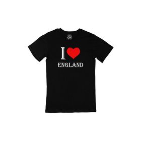 Cix I Love England Siyah T-shirt