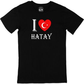 Cix I Love Hatay Siyah T-shirt
