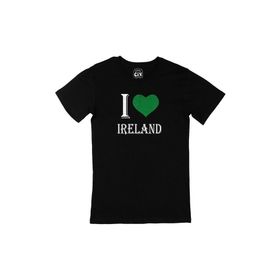 Cix I Love İrlanda Siyah T-shirt