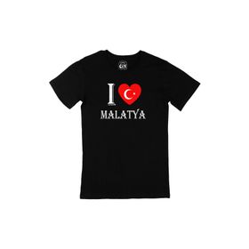 Cix I Love Malatya Siyah T-shirt