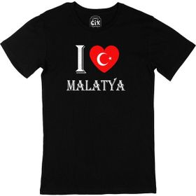 Cix I Love Malatya Siyah T-shirt