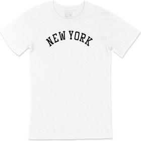 Cix I Love New York Baskılı Beyaz Unisex T-shirt