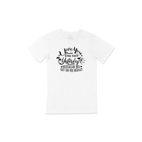 Cix I Love You More Than Yesterday Baskılı Beyaz Unisex T-shirt