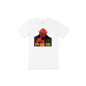 Cix I Want You Baskılı Beyaz Unisex T-shirt