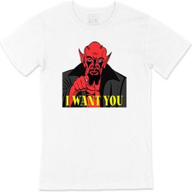 Cix I Want You Baskılı Beyaz Unisex T-shirt