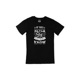 Cix If You Never Try Siyah T-shirt