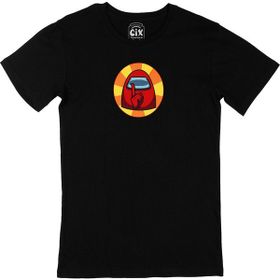 Cix Impostor Among Us Siyah Erkek T-shirt