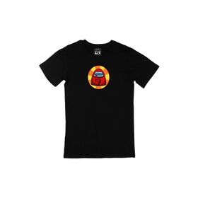 Cix Impostor Among Us Siyah Erkek T-shirt