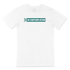 Cix In Contemplation Baskılı Beyaz Unisex T-shirt
