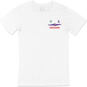 Cix İngiltere Euro 2020 Beyaz T-shirt