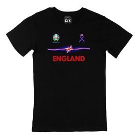 Cix İngiltere Euro 2020 Siyah T-shirt