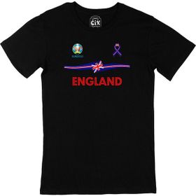 Cix İngiltere Euro 2020 Siyah T-shirt