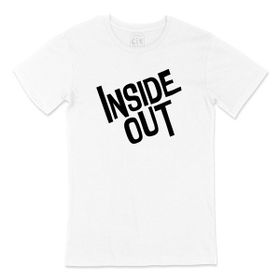 Cix Inside Out Baskılı Beyaz Unisex T-shirt