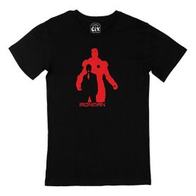 Cix Iron Man Siyah T-shirt