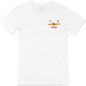 Cix İspanya Tokyo 2020 Olimpiyatları Beyaz T-shirt