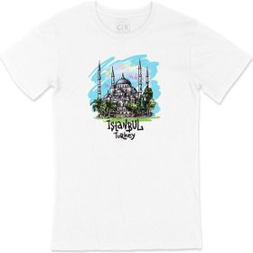 Cix İstanbul Ayasofya Beyaz T-shirt