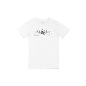Cix İstanbul Çizimli Beyaz Erkek T-shirt