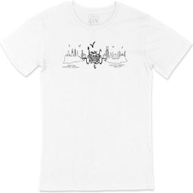 Cix İstanbul Çizimli Beyaz Erkek T-shirt