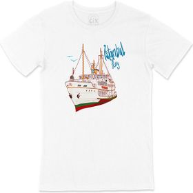 Cix İstanbul Feribot Beyaz T-shirt