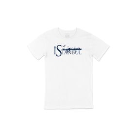 Cix İstanbul Yazılı Beyaz T-shirt