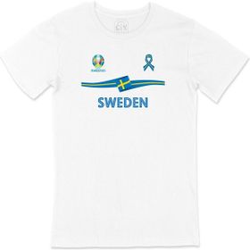 Cix İsveç Euro 2020 Beyaz T-shirt