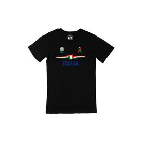 Cix İtalya Euro 2020 Siyah T-shirt