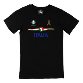Cix İtalya Euro 2020 Siyah T-shirt