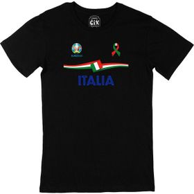 Cix İtalya Euro 2020 Siyah T-shirt