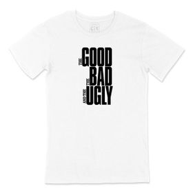 Cix İyi Kötü ve Çirkin Beyaz Erkek T-shirt