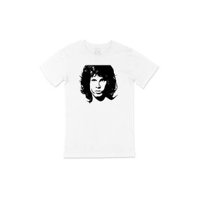 Cix Jim Morrison Baskılı Beyaz Unisex T-shirt