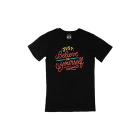 Cix Just Believe in Yourself Siyah T-shirt