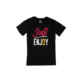 Cix Just Enjoy Siyah T-shirt