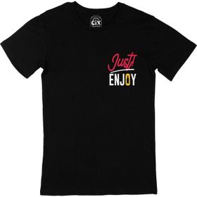 Cix Just Enjoy Siyah T-shirt