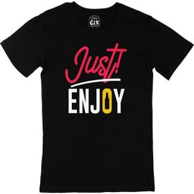 Cix Just Enjoy Siyah T-shirt