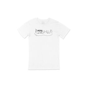 Cix Kahraman Maraş Çizimli Baskılı Beyaz Unisex T-shirt
