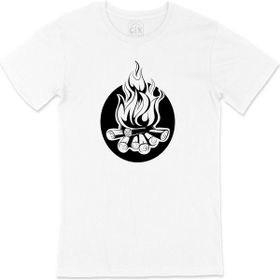 Cix Kamp Ateşi Beyaz T-shirt
