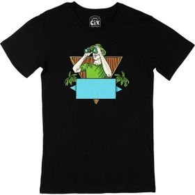 Cix Kamp Dürbünü Siyah T-shirt