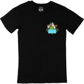 Cix Kamp Dürbünü Siyah T-shirt