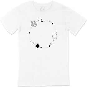 Cix Kelebekli Galaksi Siyah T-shirt
