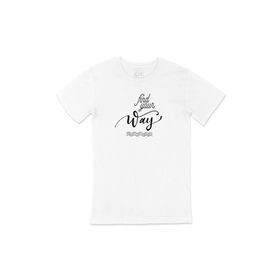 Cix Kendi Yolunu Bul Yazılı Motivasyon Beyaz T-shirt