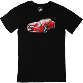Cix Kırmızı Spor Araba Siyah Erkek T-shirt