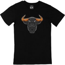 Cix Kızgın Boğalı Siyah Erkek T-shirt