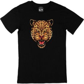 Cix Kızgın Kaplan Siyah Erkek T-shirt