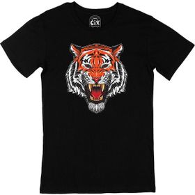 Cix Kızgın Kaplanlı Siyah Erkek T-shirt