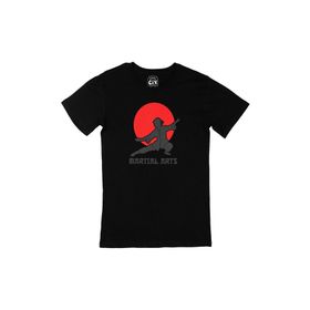 Cix Kungfucu Siyah Erkek T-shirt