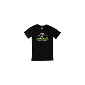 Cix Kurtarıcı İsa Siyah Erkek T-shirt