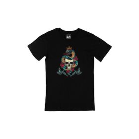 Cix Kuru Kafa Dragon Silahlı Siyah Erkek T-shirt