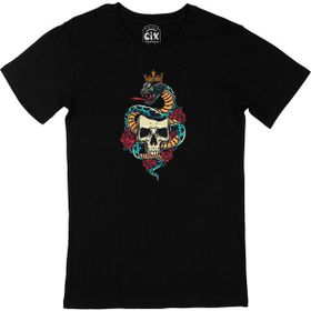Cix Kuru Kafa Dragon Siyah Erkek T-shirt