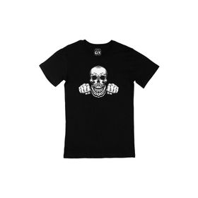 Cix Kuru Kafa Yumruk Siyah Erkek T-shirt